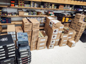 Huge ammunition selection and backup stock available at Timberline Sports-N-Convenience in Blackduck MN
