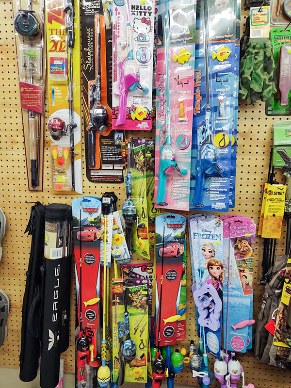 Youth Fishing rods with disney characters, hello kitty, eagle and more